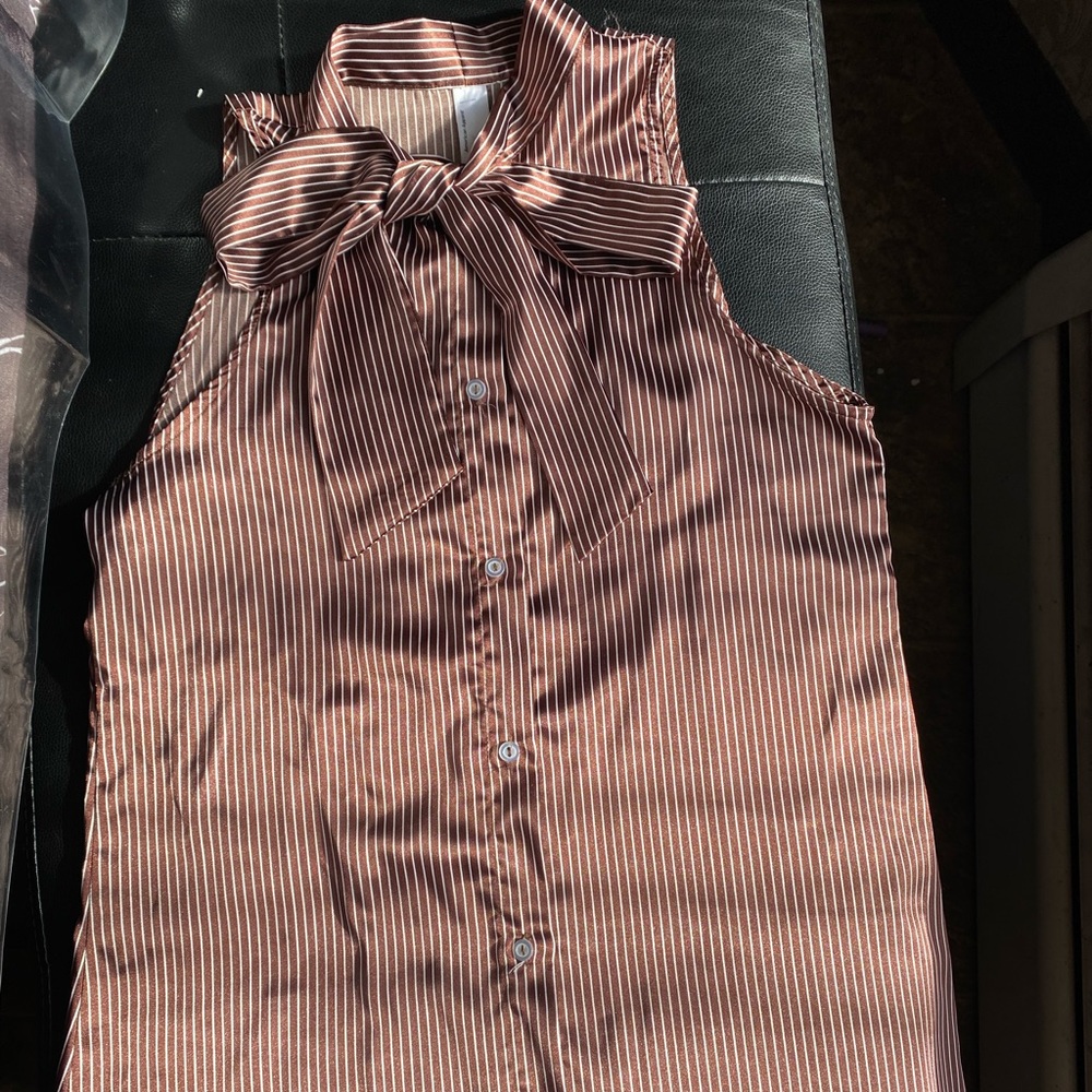 American Apparel Pussy Bow Secretary Blouse